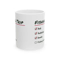 Funny Fishing Coffee Mug Fishing Trip Checklist License