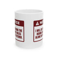 Funny Christmas Coffee Mug Reading The Game Rules Alone For Introverts