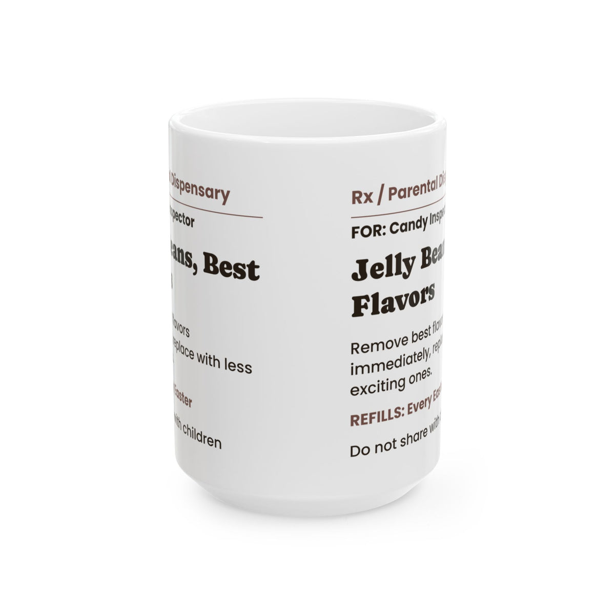 Funny Easter Jelly Bean Prescription Coffee Mug For Parents