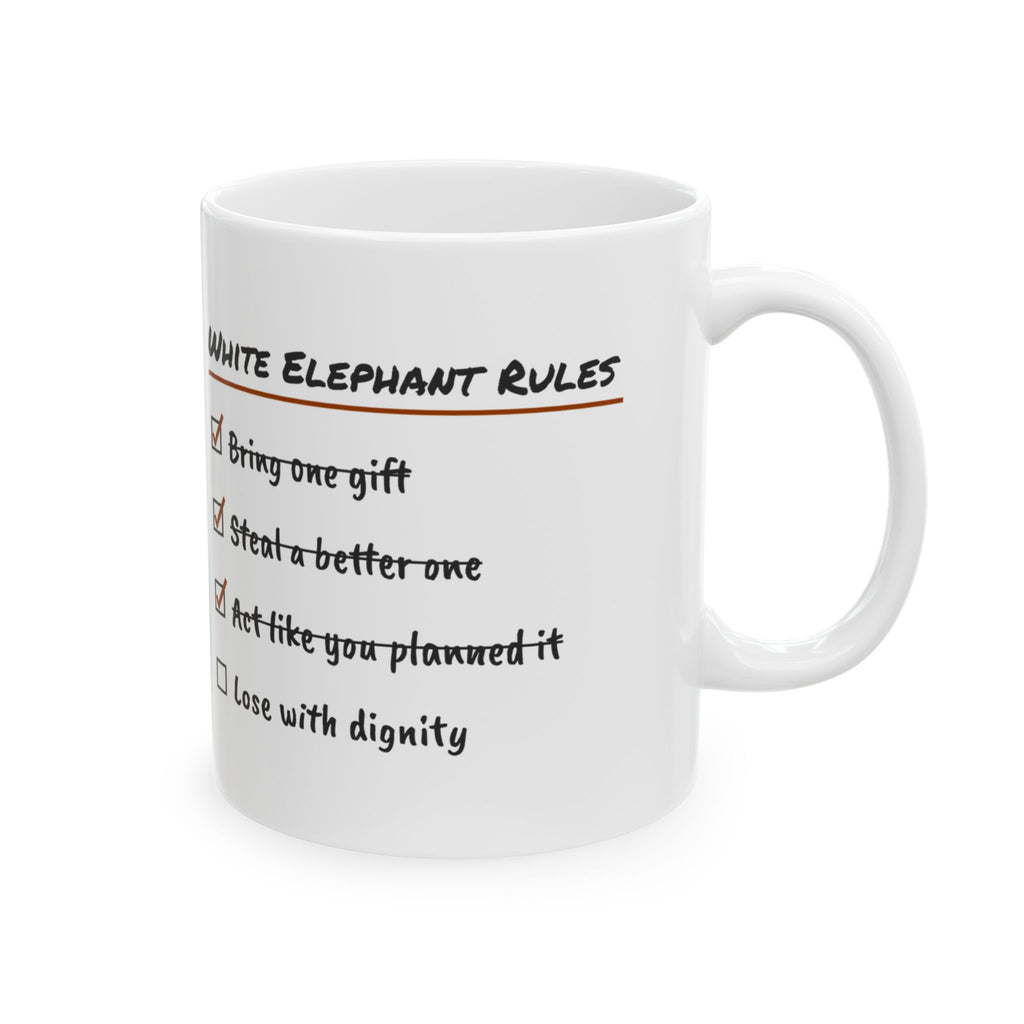 White Elephant Coffee Mug Steal a Better One