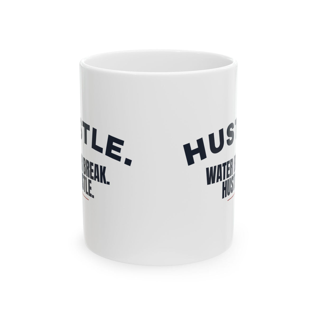 Funny Coach Coffee Mug Hustle Water Break Hustle Retro Arch Design