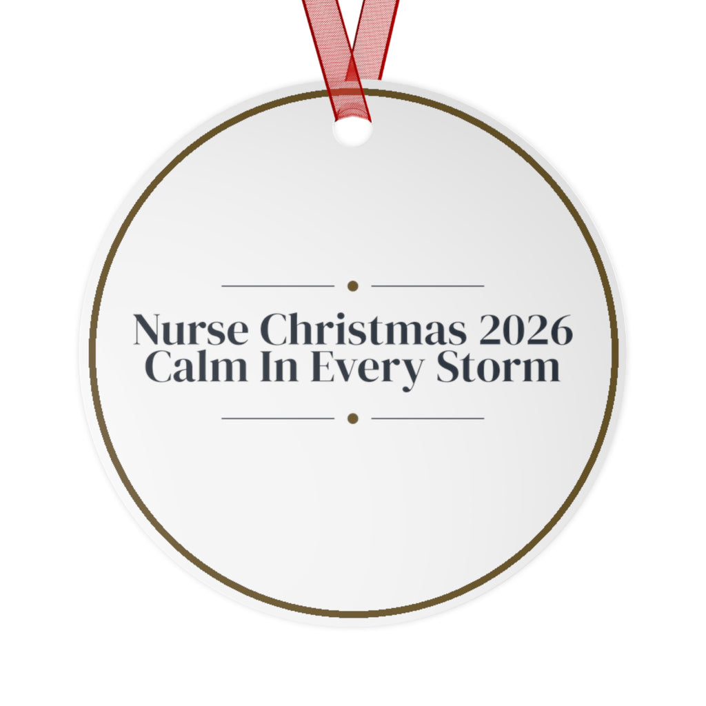 Christmas Ornament 2026 Nurse Christmas Calm In Every Storm