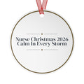 Christmas Ornament 2026 Nurse Christmas Calm In Every Storm