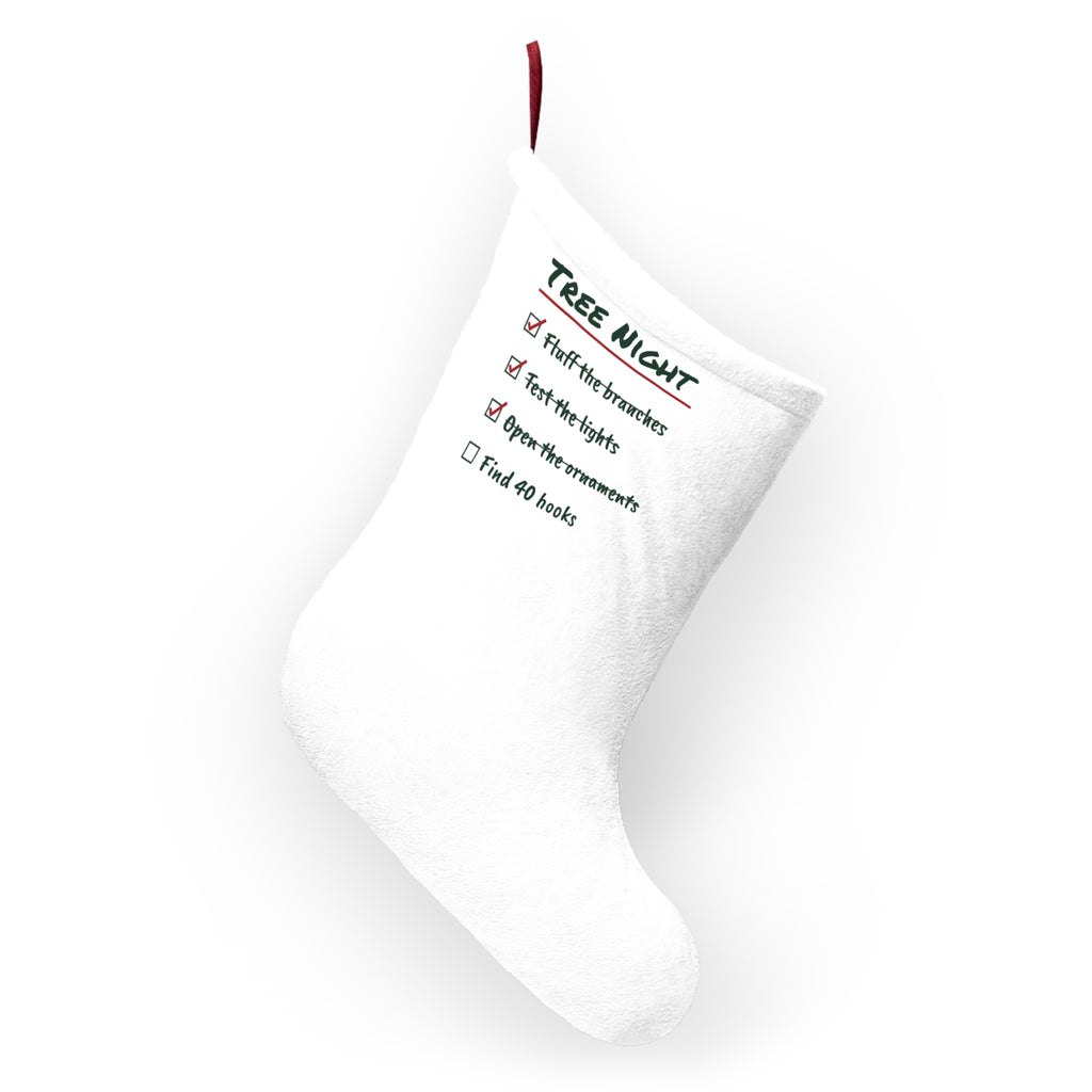 Funny Christmas Stocking Tree Night Checklist Find 40 Hooks