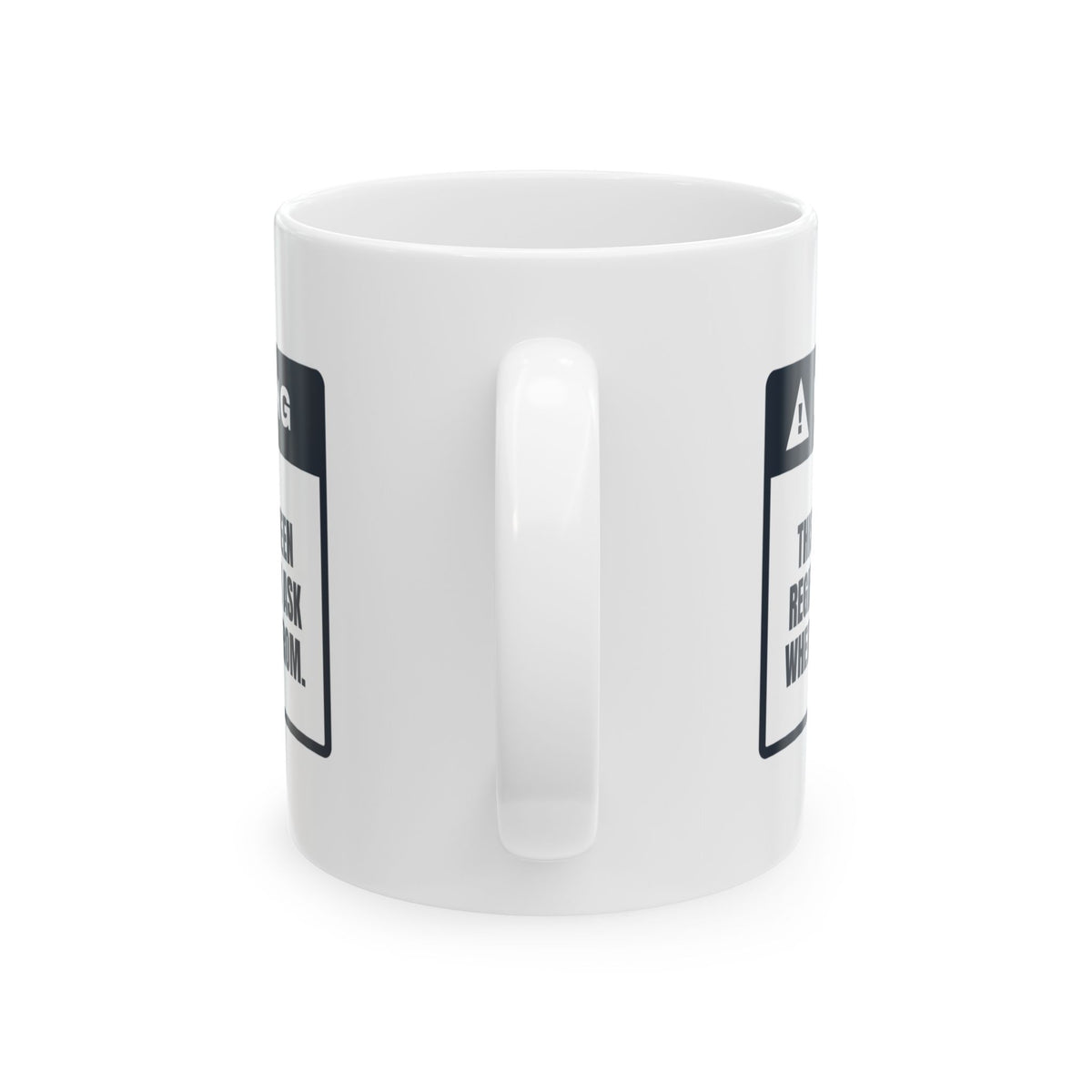 Funny White Elephant Coffee Mug Regifted Property Do Not Ask