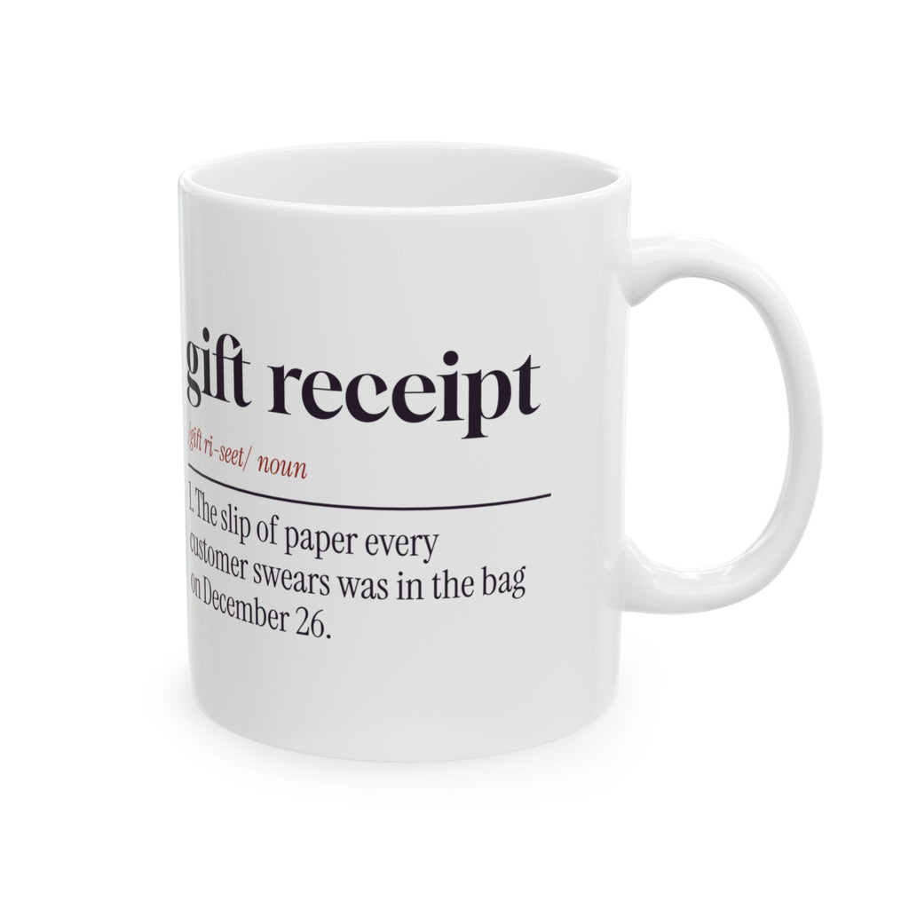 Funny Christmas Retail Coffee Mug It Was In The Bag Definition