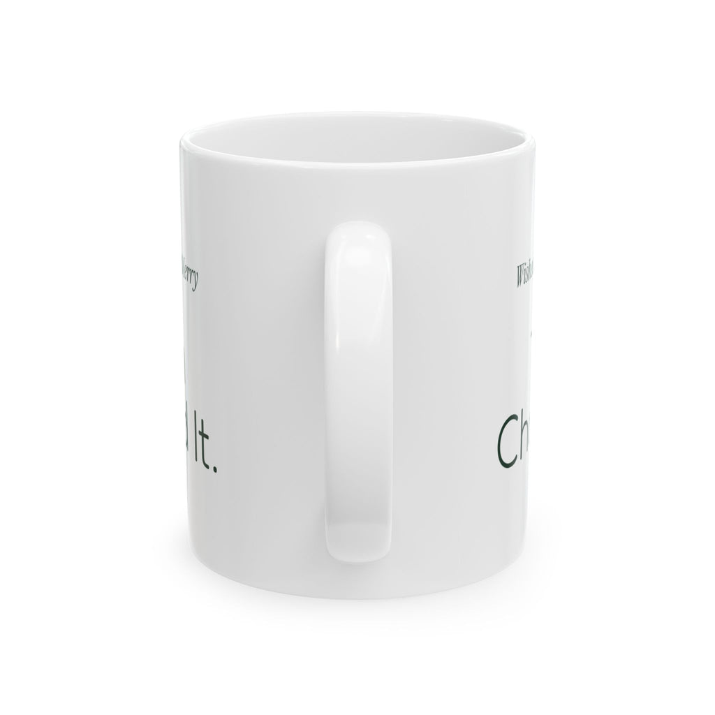 Funny Nurse Christmas Coffee Mug Wished Every Patient Merry Christmas