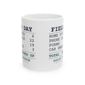 Social Worker Coffee Mug Home Visits 6 Phone Calls 22 Field Day Receipt