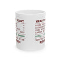 Funny Christmas Coffee Mug Scissors Found Zero Wrapping Receipt