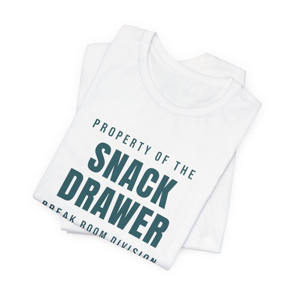 Funny Office Shirt Property Of The Snack Drawer