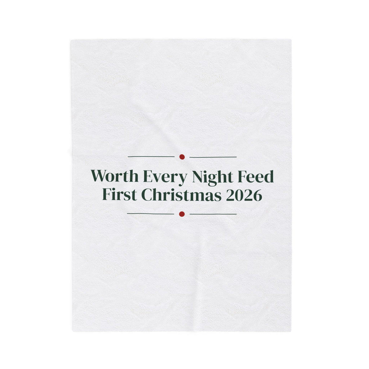 Baby's First Christmas Throw Blanket Worth Every Night Feed 2026
