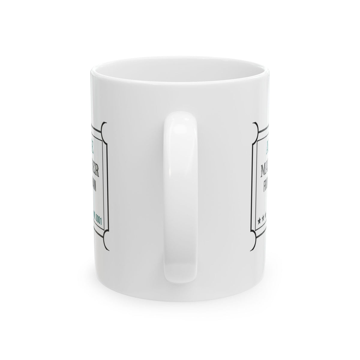 Math Lover Coffee Mug Front Row Of My Brain
