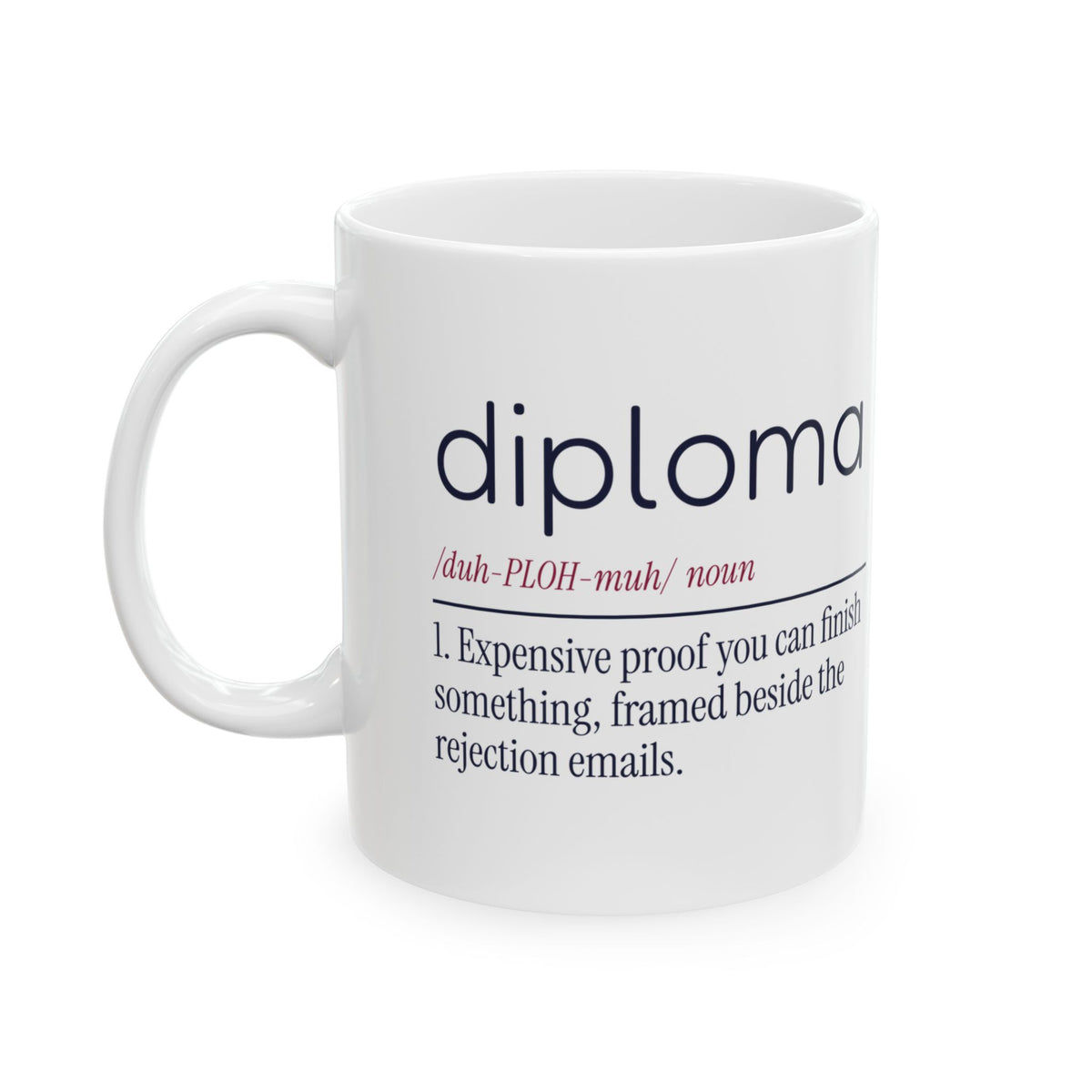 Funny Graduate Coffee Mug Diploma Definition For College Grads