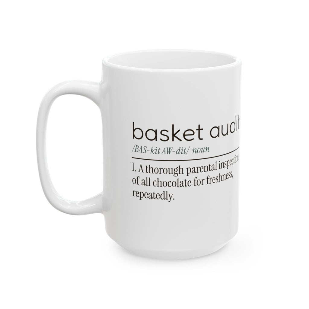 Funny Easter Basket Audit Coffee Mug For Candy Stealing Parents
