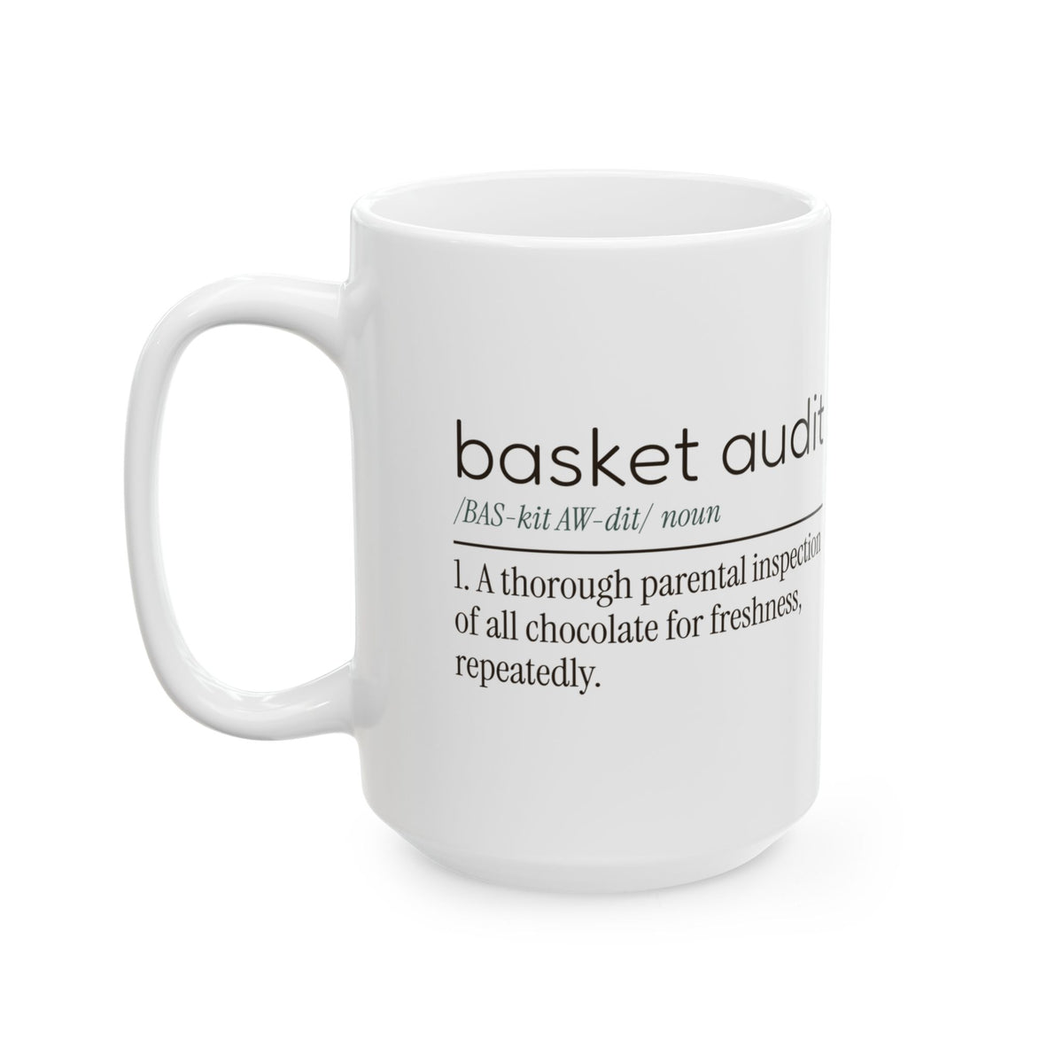 Funny Easter Basket Audit Coffee Mug For Candy Stealing Parents