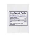 Funny Newlywed Christmas Throw Blanket Newlywed Christmas Love 100%