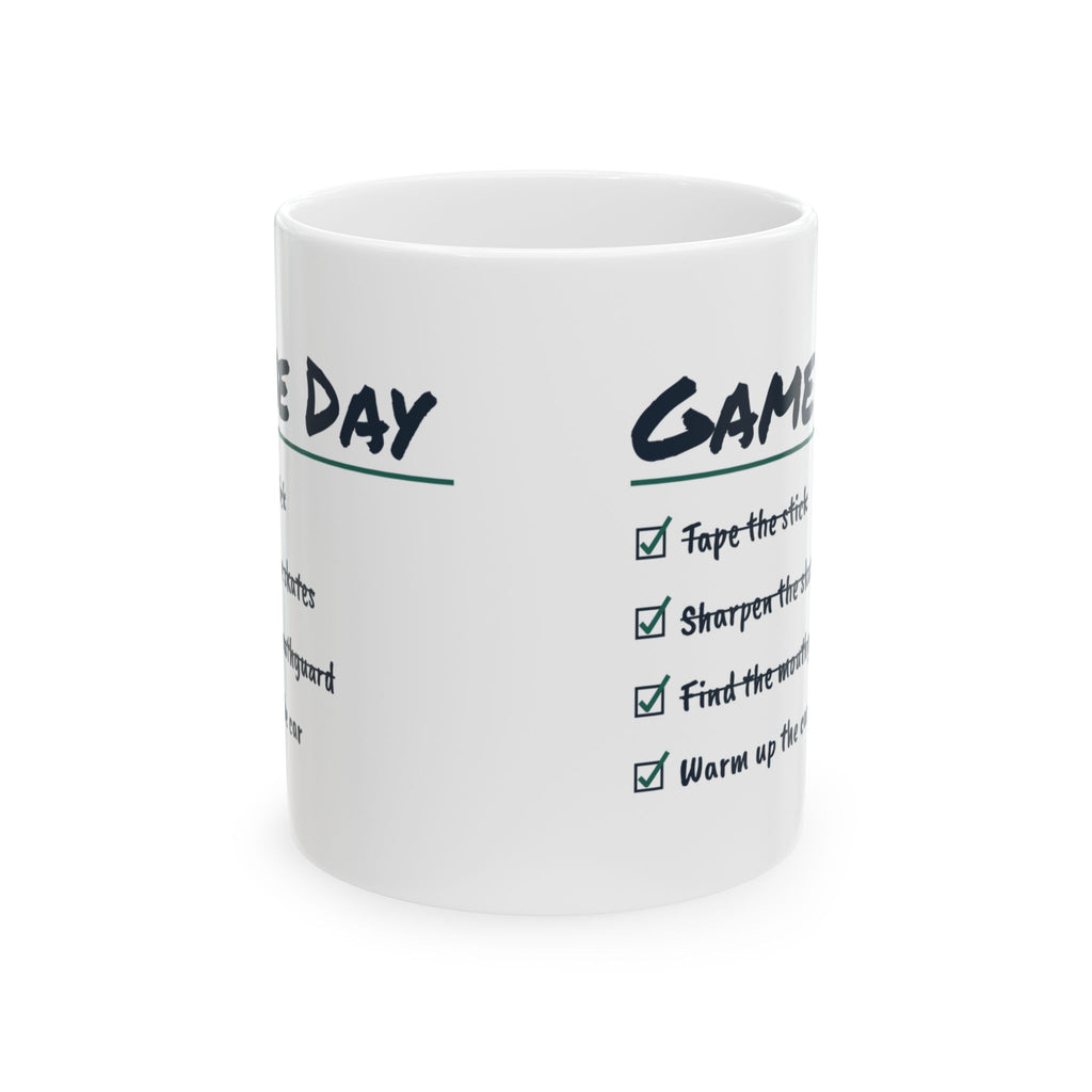 Funny Hockey Mom Coffee Mug Sharpen The Skates Warm Up The Car