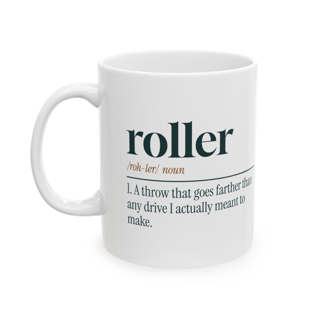 Funny Disc Golf Coffee Mug Roller Dictionary Definition For Disc Golfers