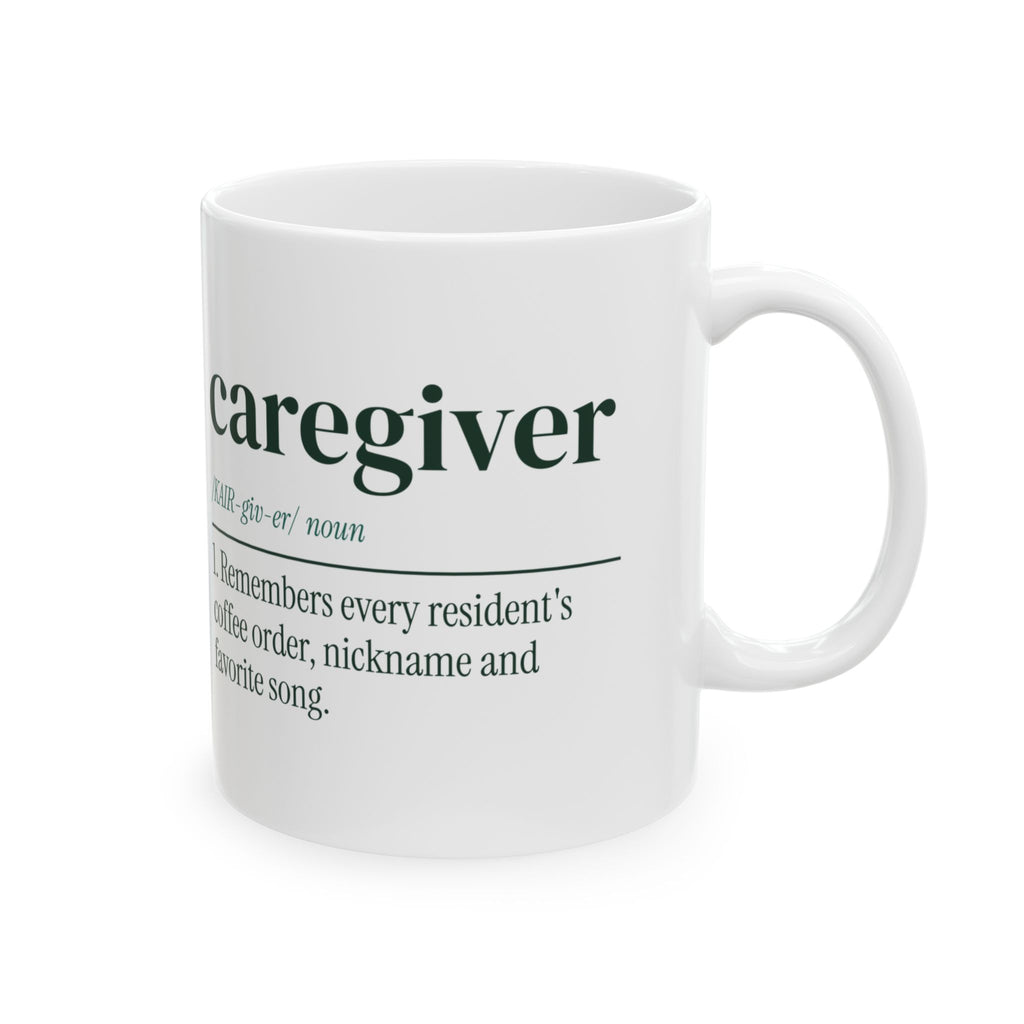 Caregiver Coffee Mug Knows Every Coffee Order Definition For Aides