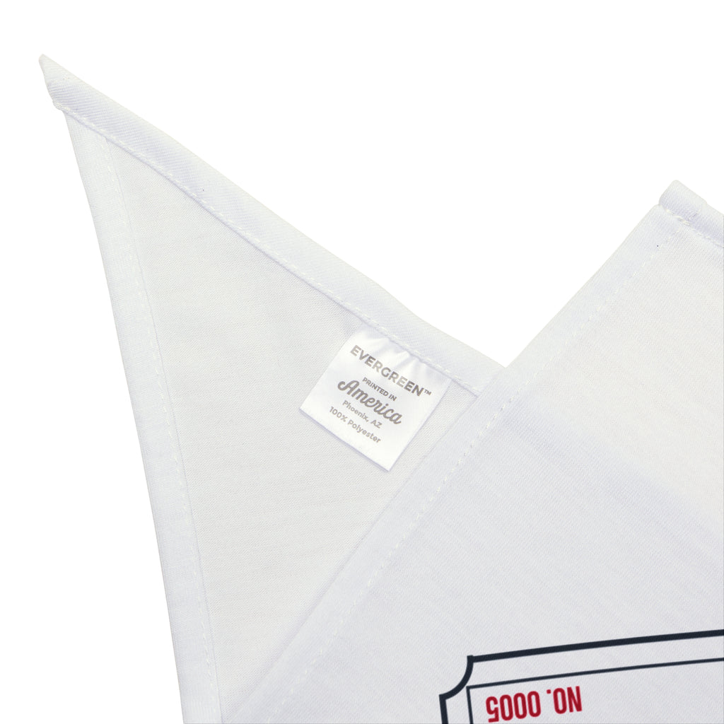 Funny Chihuahua Dog Bandana Reserved Lap Of One Human Ticket