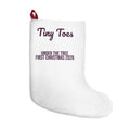 Christmas Stocking Tiny Toes Under The Tree First Christmas 2026