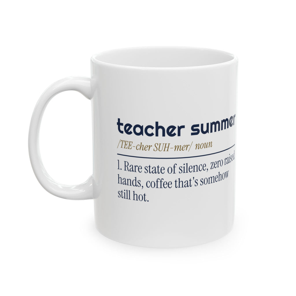 Funny Teacher Summer Dictionary Coffee Mug For Teachers