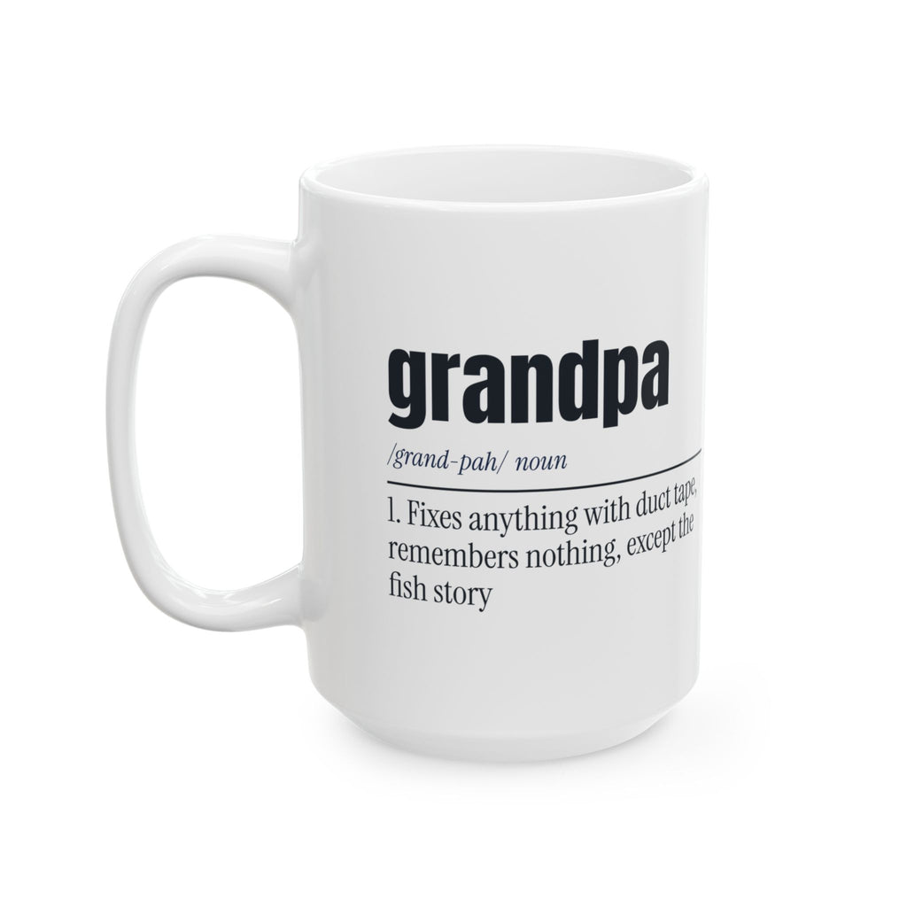 Funny Grandpa Dictionary Coffee Mug Definition For Grandpa