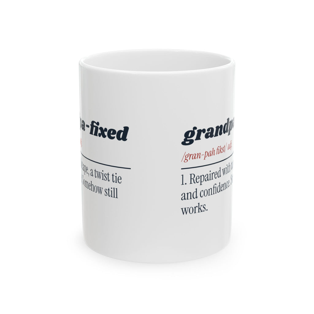 Funny Grandpa Coffee Mug Grandpa Fixed Dictionary Definition