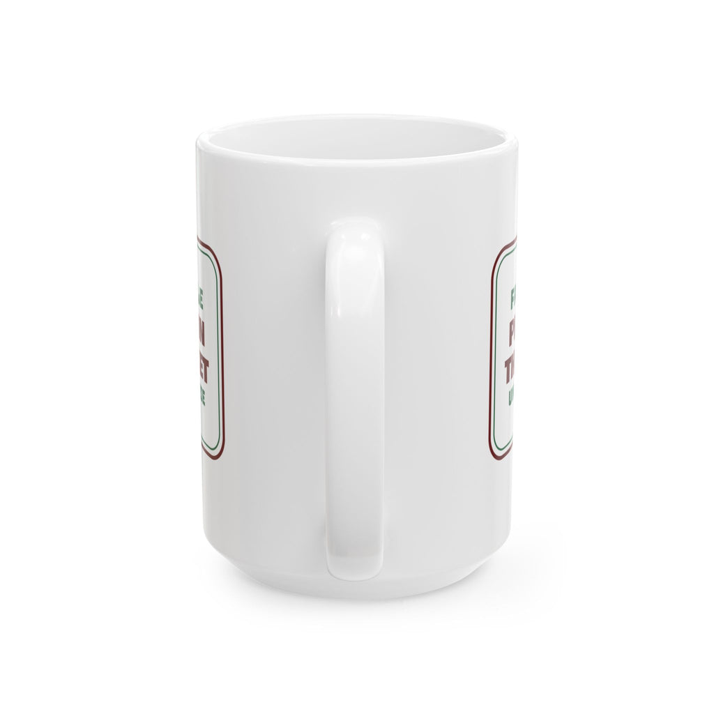 Funny Christmas Family Coffee Mug Phones In The Basket Until After Pie