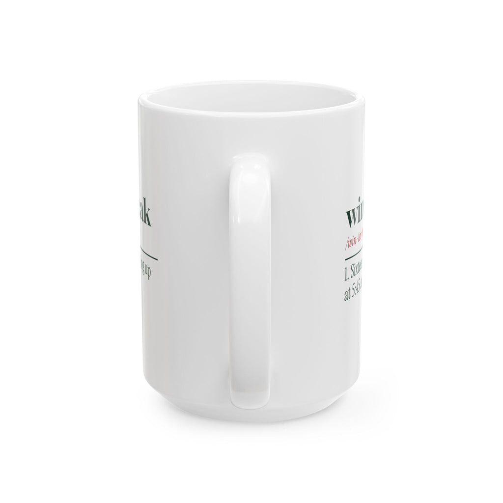Funny Christmas Teacher Coffee Mug Winter Break Dictionary Definition