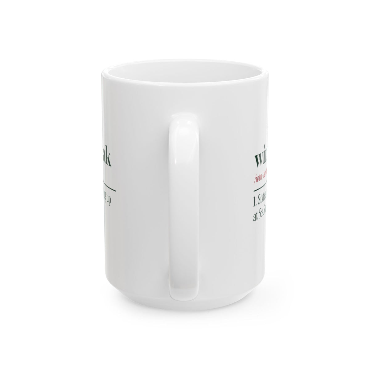Funny Christmas Teacher Coffee Mug Winter Break Dictionary Definition