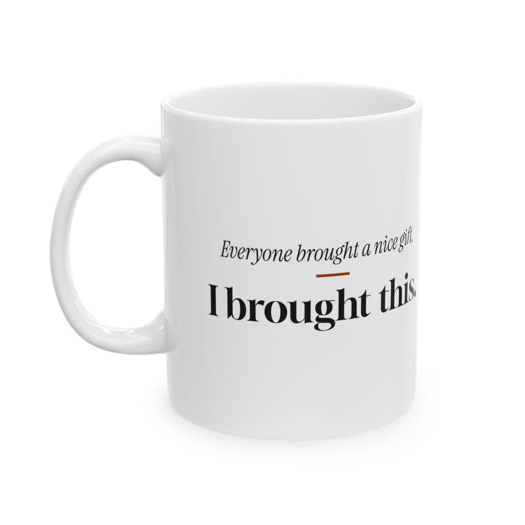 White Elephant Coffee Mug Everyone Brought Nice