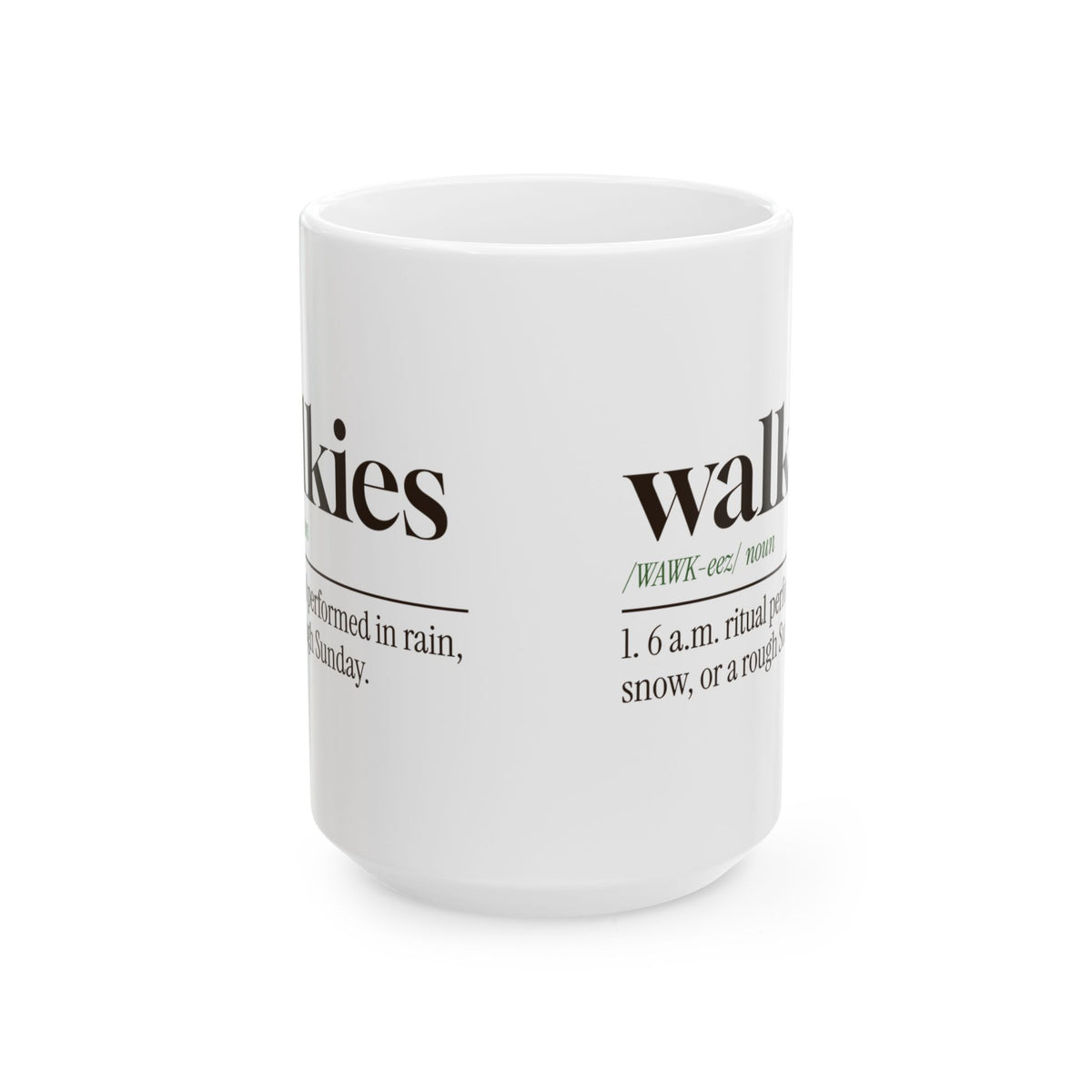 Funny Dog Walk Coffee Mug Walkies Definition For Dog Dads