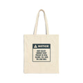 Funny New Parent Christmas Tote Bag Baby Asleep Unwrap In Silence