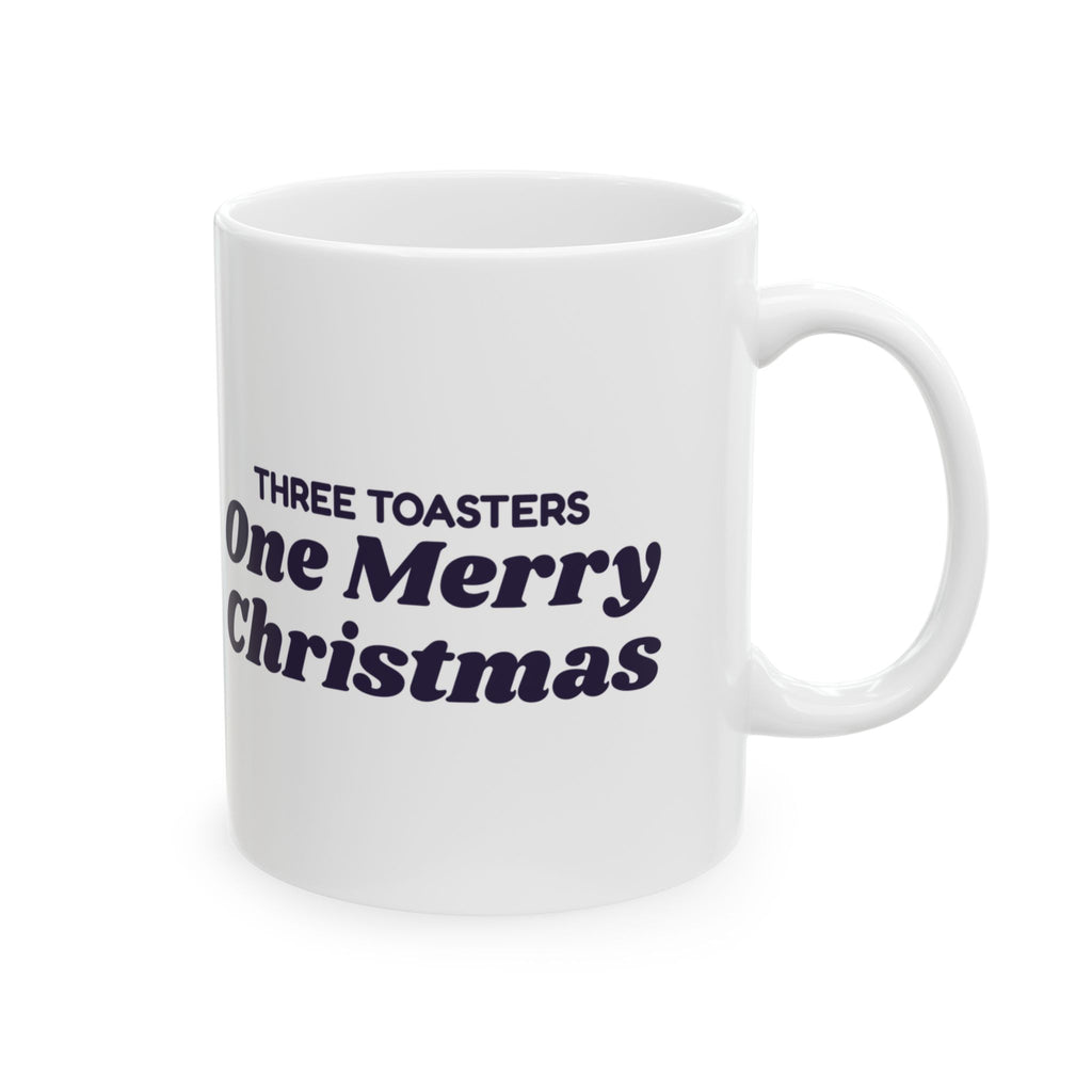 Funny Newlywed Christmas Coffee Mug Three Toasters One Merry Christmas