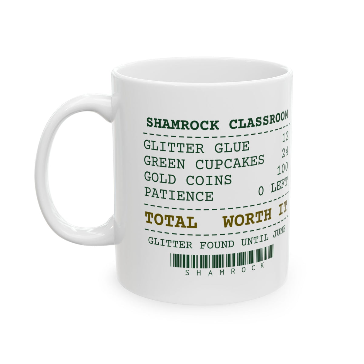 Funny Teacher Mug Glitter Found Until June For Teachers