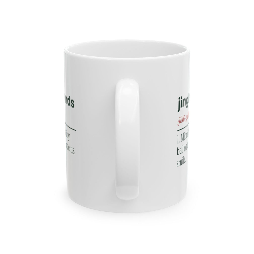 Christmas Nurse Coffee Mug Jingle Bell Rounds Dictionary For Nurses