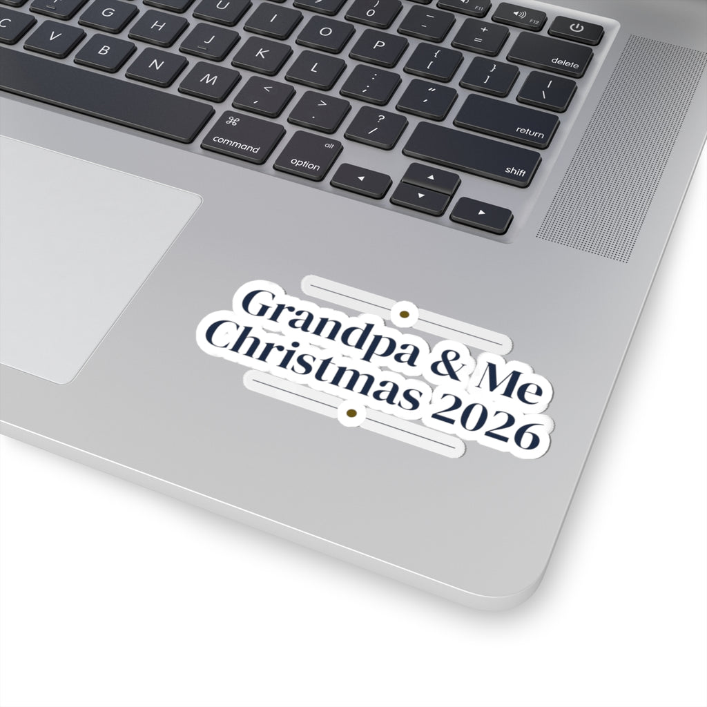 Christmas Sticker For Grandpa Grandpa And Me 2026