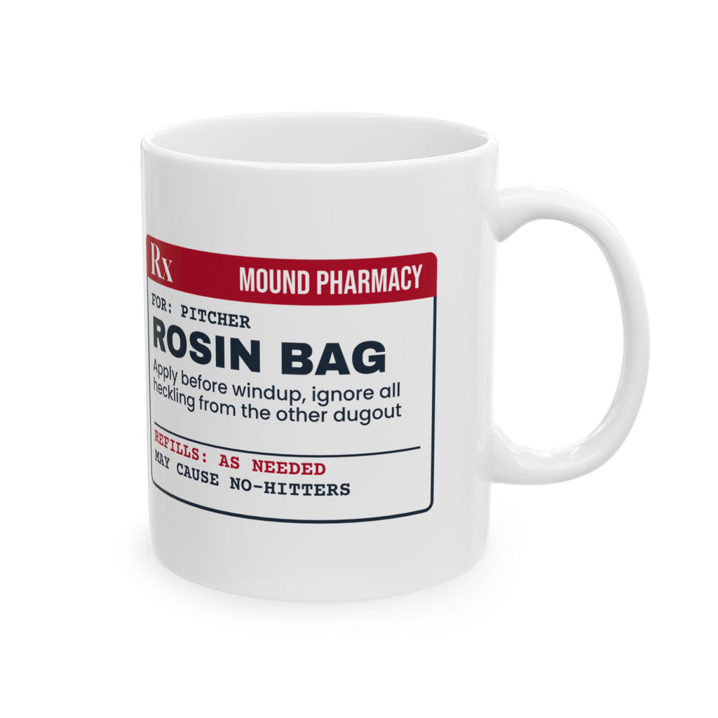 Softball Coffee Mug Pitcher Prescription Strength