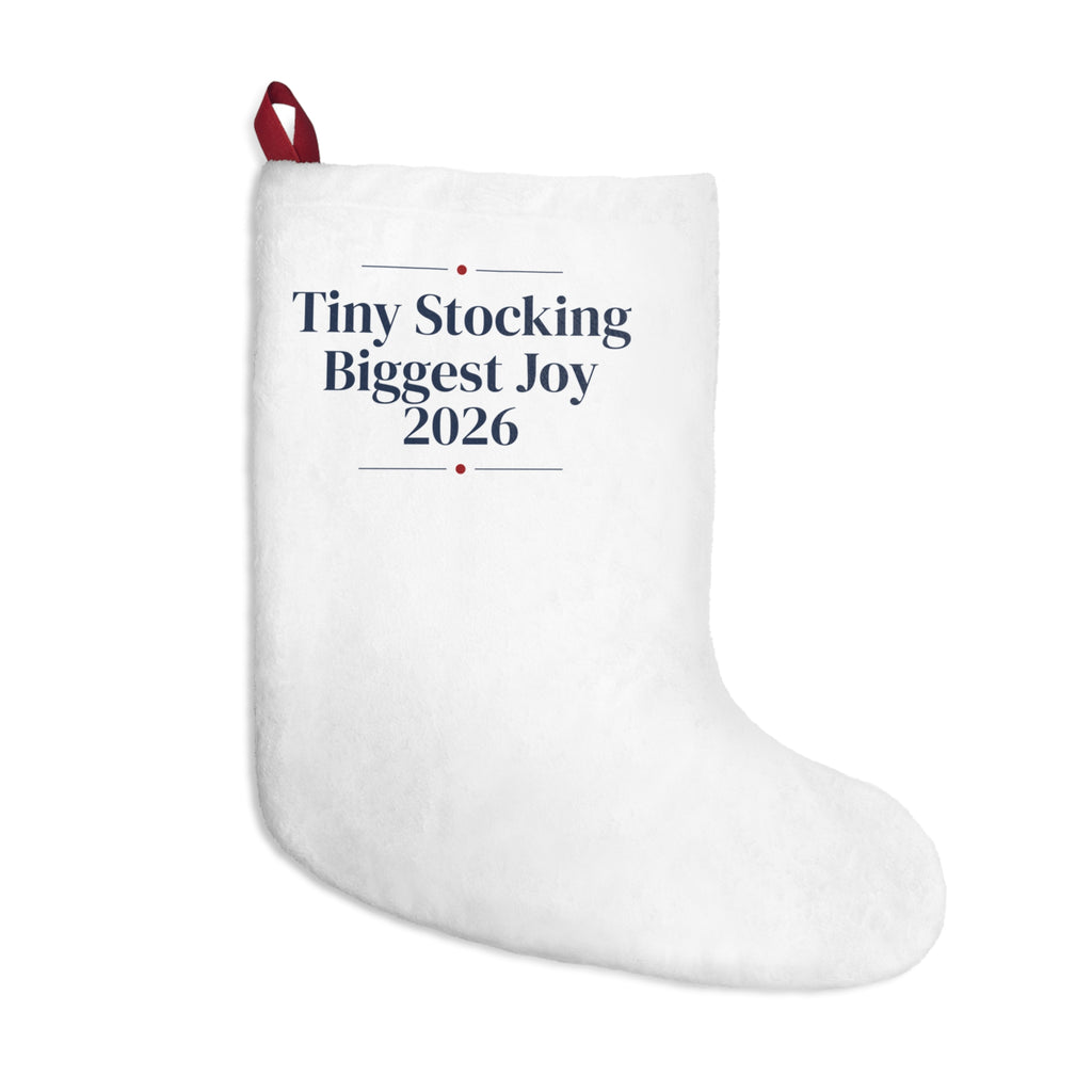 Baby's First Christmas Stocking Tiny Stocking Biggest Joy 2026