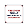Funny Christmas Baking Sticker Smells Like Vanilla Looks Like A Blizzard