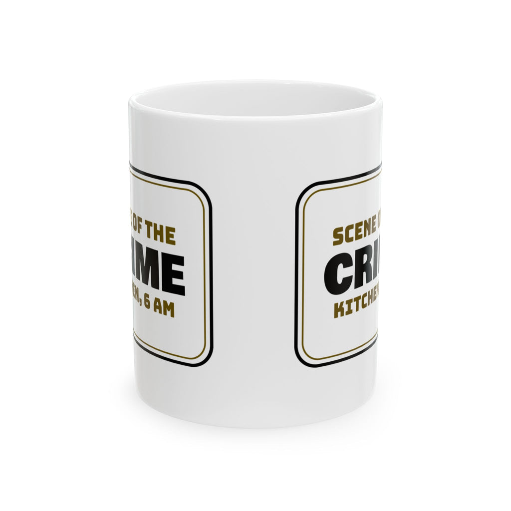 True Crime Coffee Mug Scene Of The Crime Kitchen