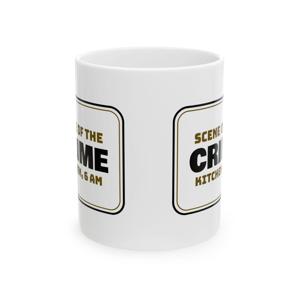 True Crime Coffee Mug Scene Of The Crime Kitchen