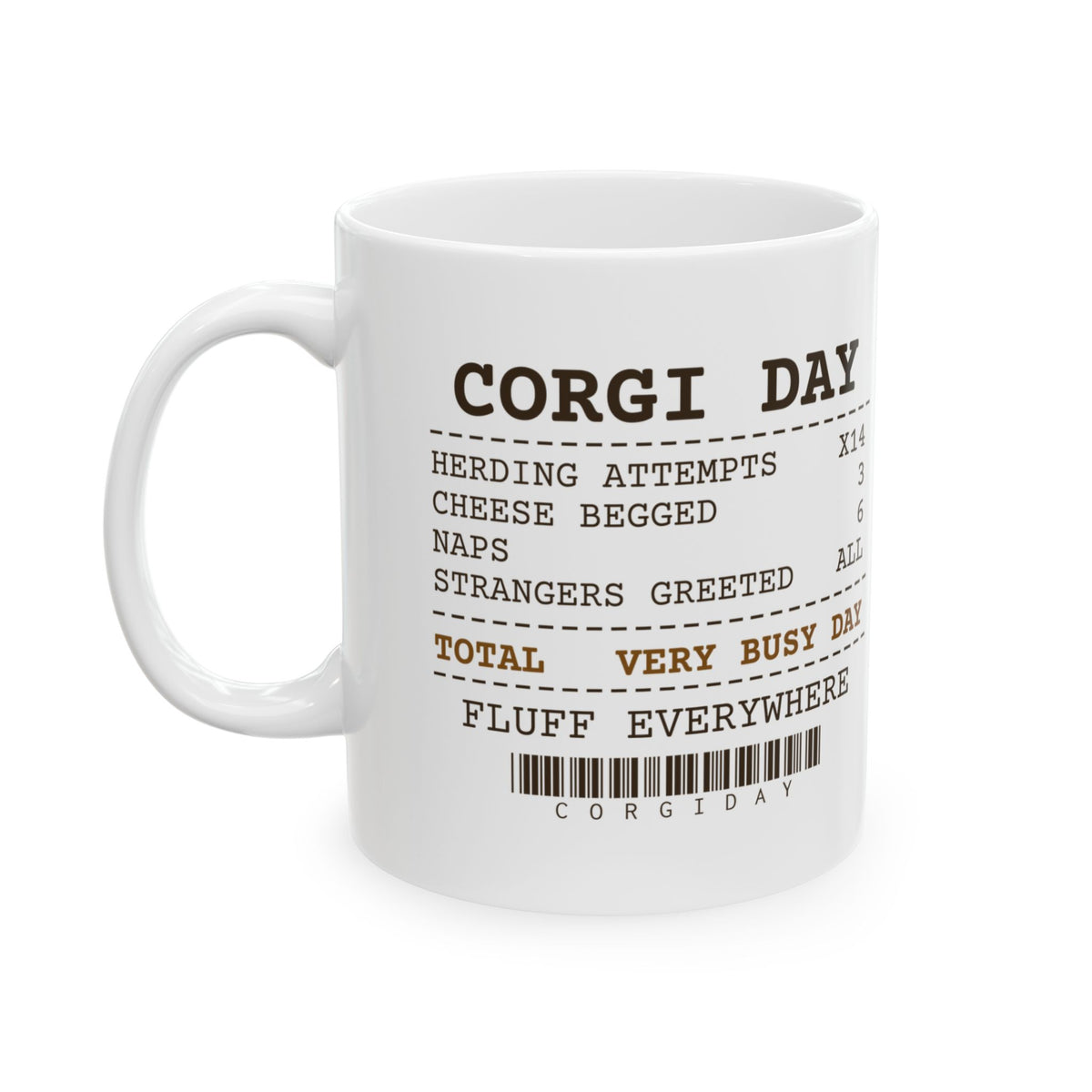 Funny Corgi Coffee Mug Herding Attempts 14 Strangers Greeted All