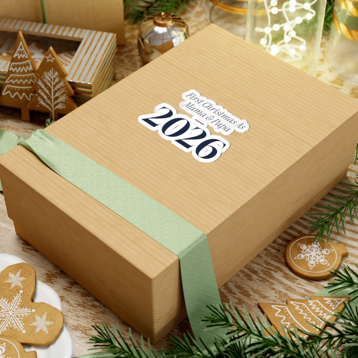 Christmas Sticker First Christmas As Mama And Papa 2026