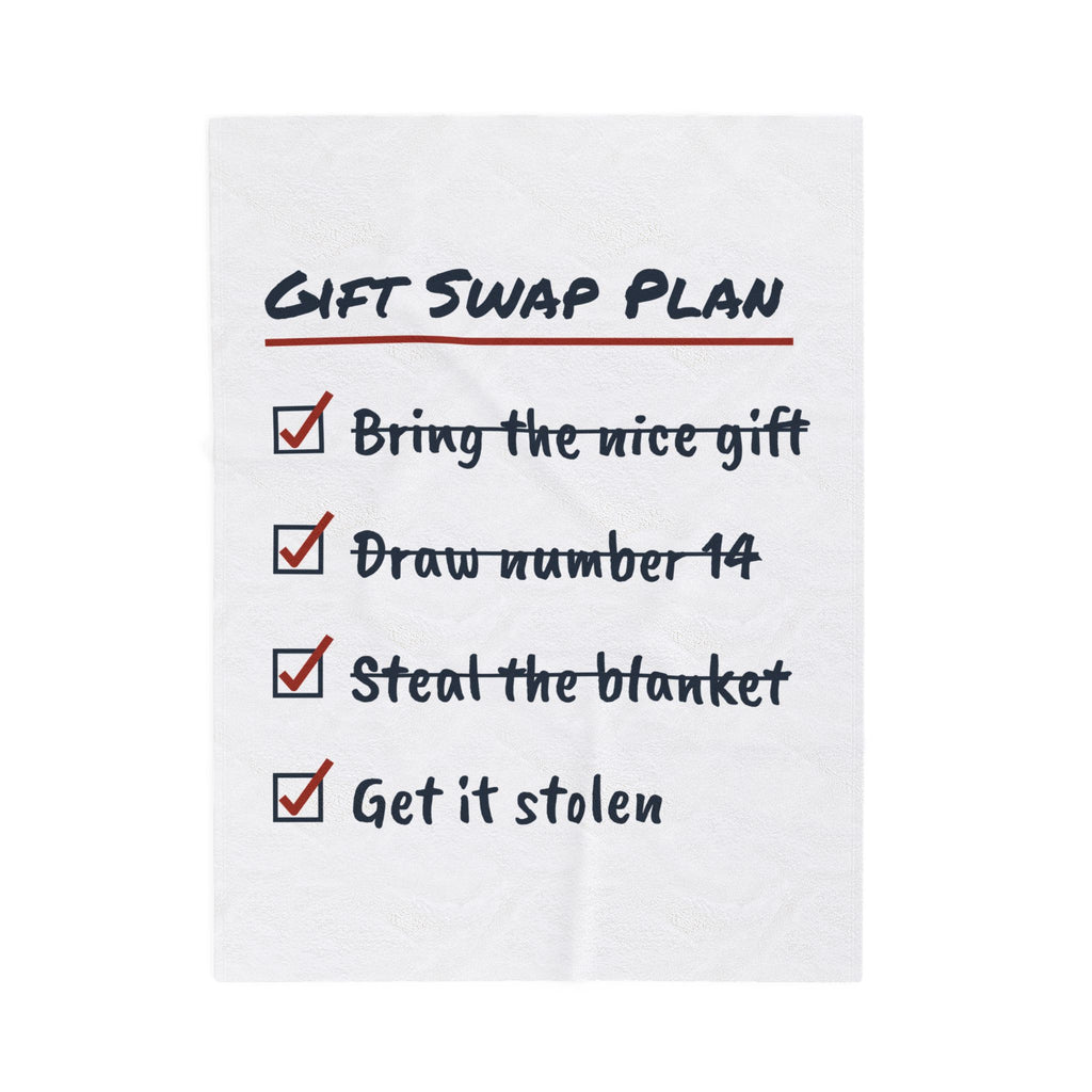 Funny White Elephant Throw Blanket Gift Swap Plan Get It Stolen Checklist