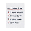 Funny White Elephant Throw Blanket Gift Swap Plan Get It Stolen Checklist