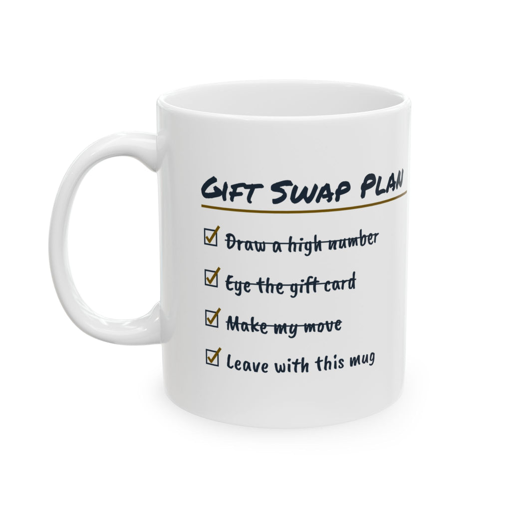 Funny White Elephant Coffee Mug Swap Plan Checklist For Coworkers