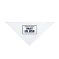Funny Yoga Dog Bandana Mat In Use Dog Also On Mat