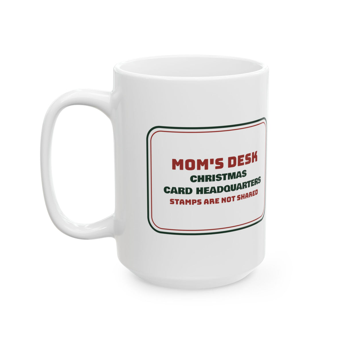 Funny Christmas Coffee Mug Christmas Card Headquarters For Mom
